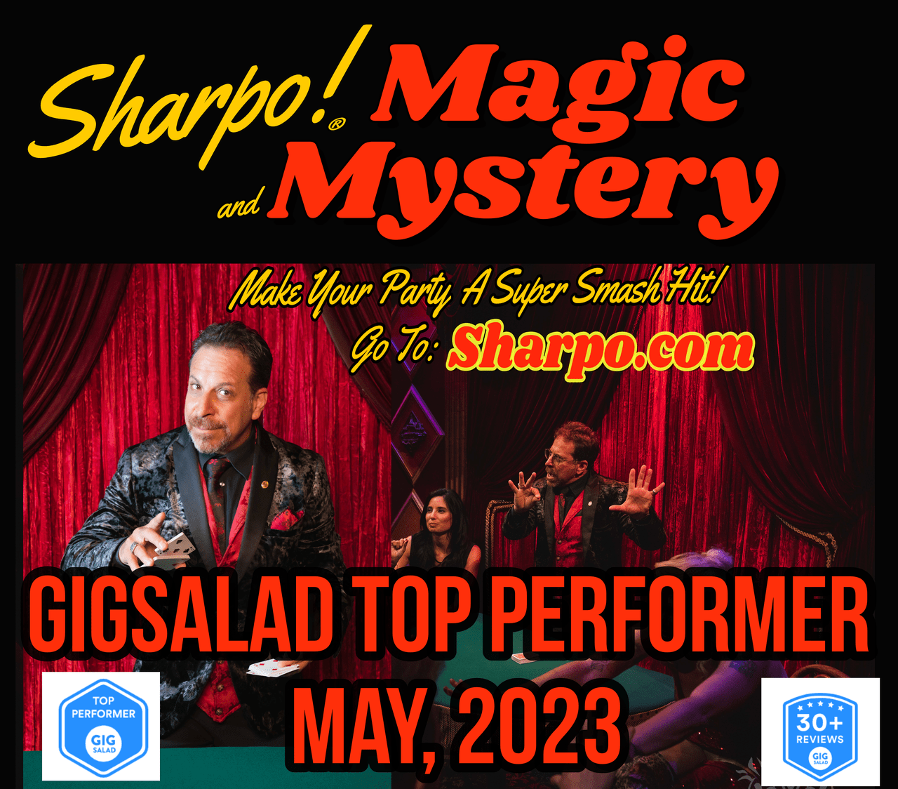 Top Performer May 2023!  Sharpo Magic and Mystery