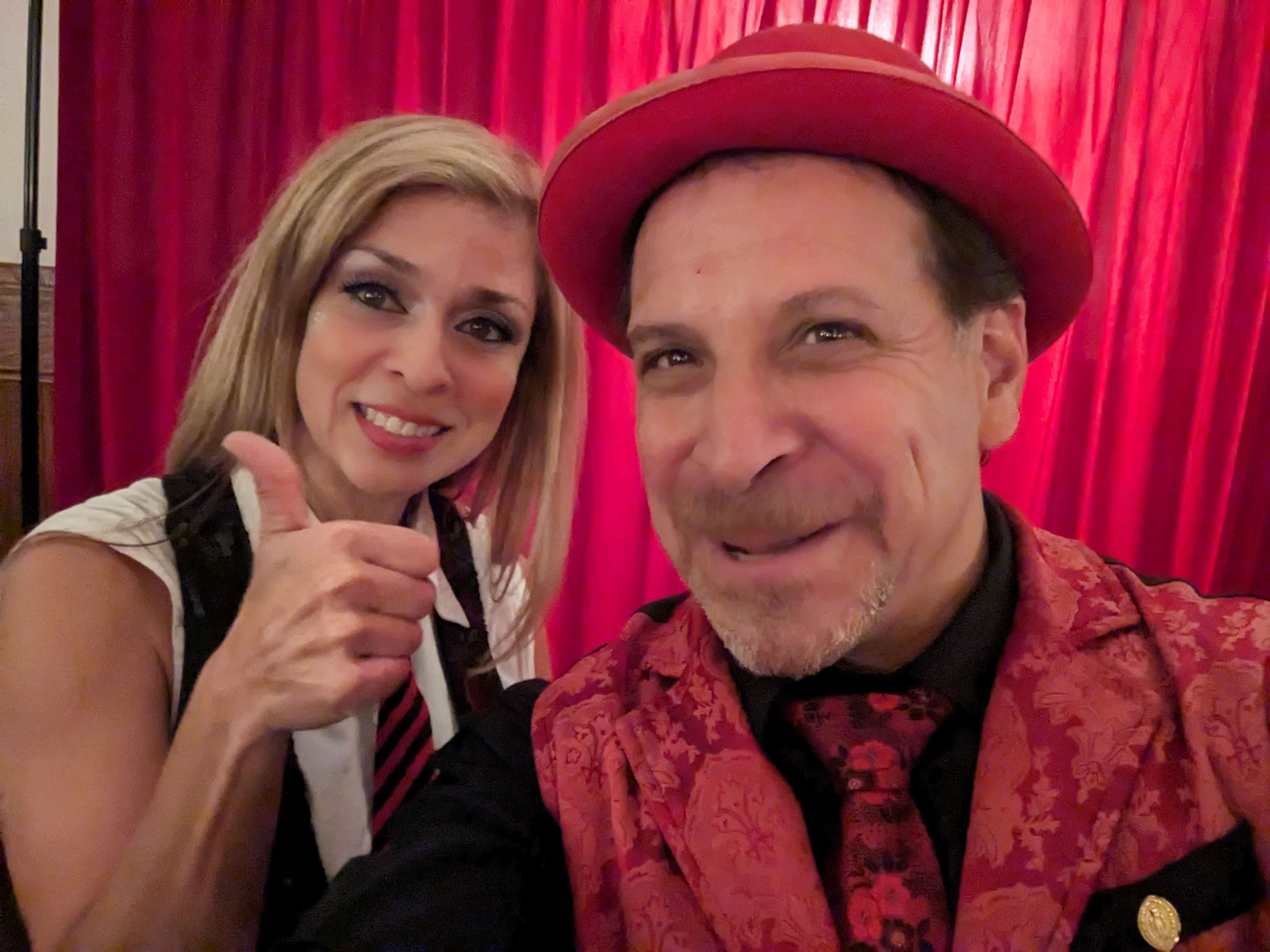 Sharpo shared the stage at "Enchantment & Magic Dinner Theater, Lechene" with the brilliant Katia the Magician.  Great show!  Wonderful Venue, lovely audience!
