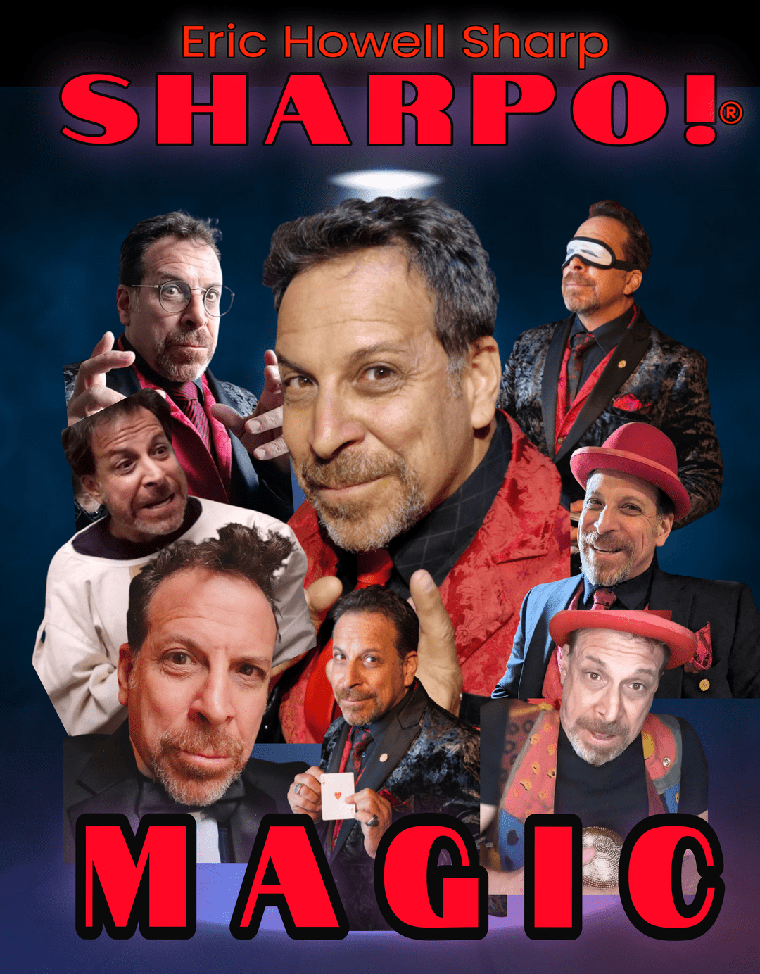Sharpo Mystery and Magic is Fun and Fantastic!  Close Up, Parlor, Mentalism, Escapes and more interactive excitement by the master of mischief, Sharpo!
